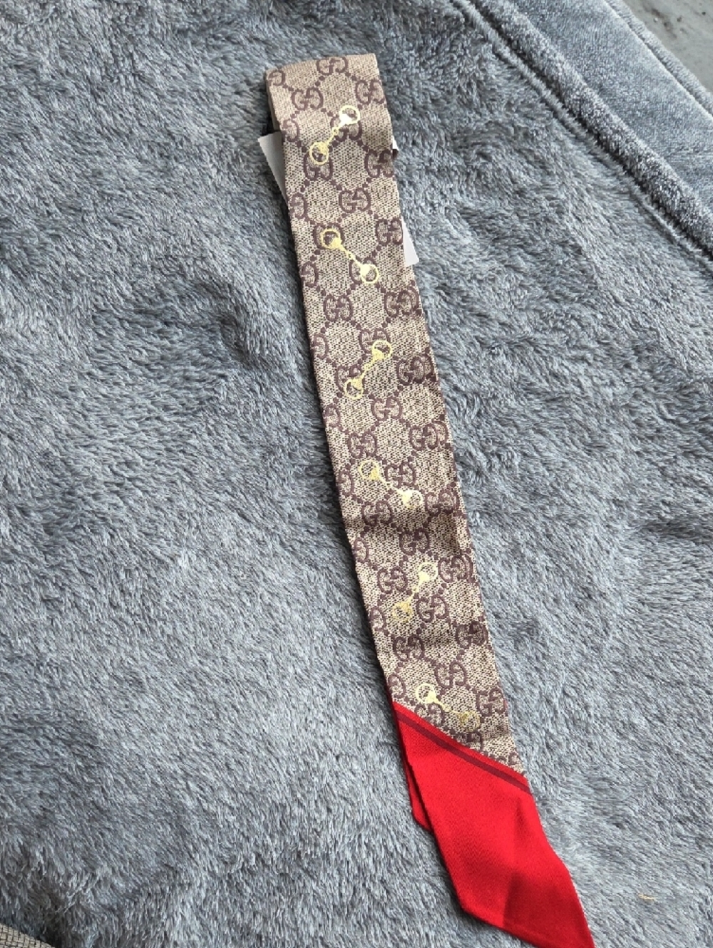 NWT Gucci Monogram Silk Ribbon - Picture 2 of 5